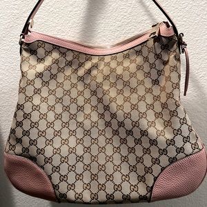 Gucci Bree GG Canvas Hobo